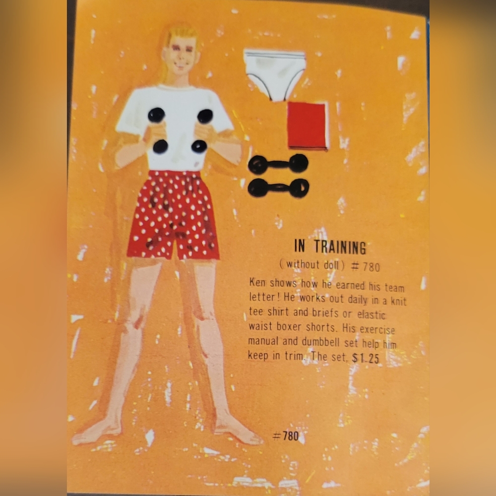 Vintage Ken Doll Outfit - In Training - Picture 2 of 2